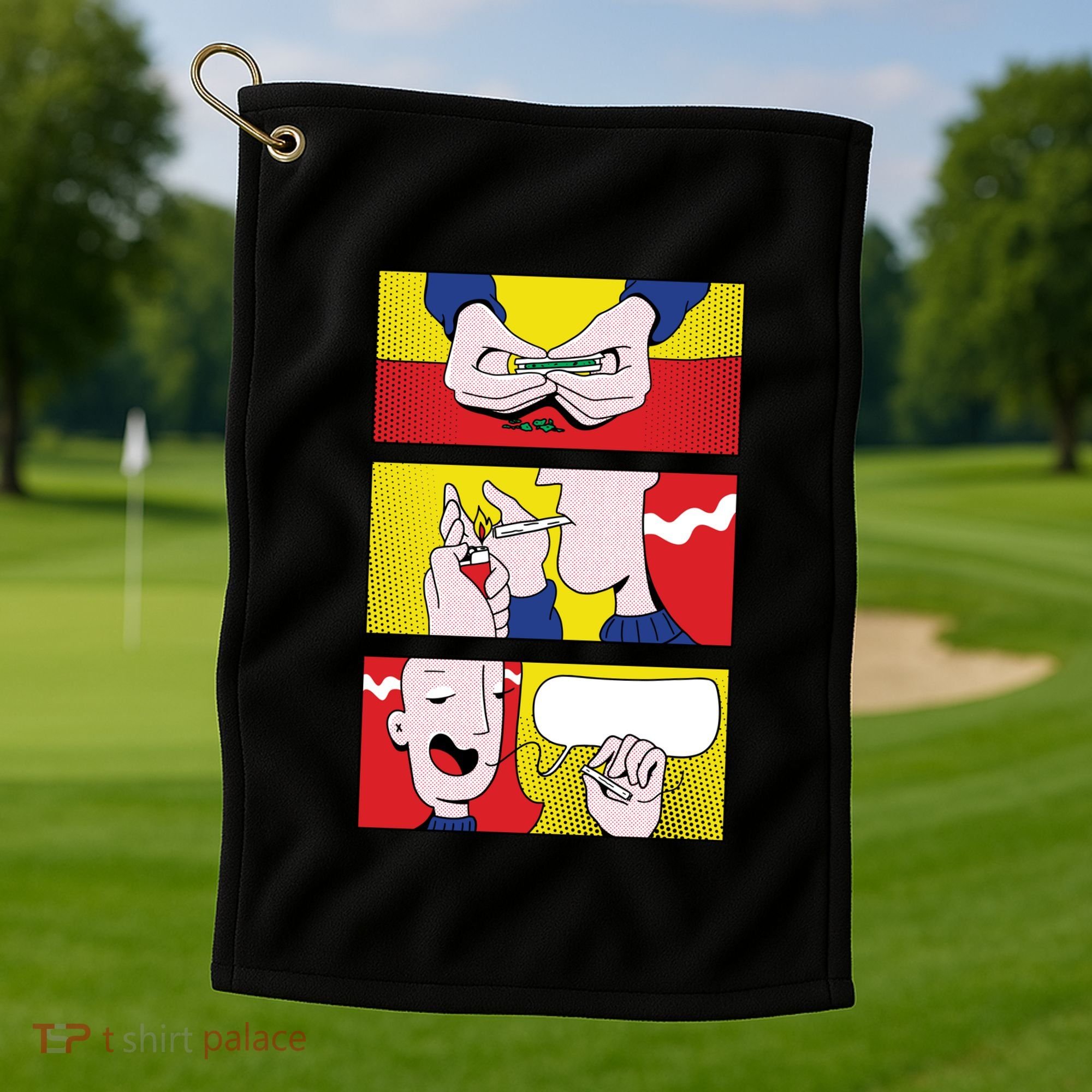 Stoner Comic Golf Towel