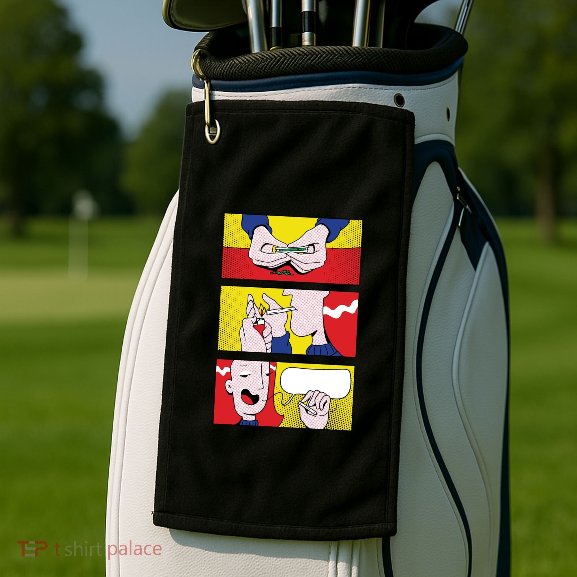 Stoner Comic Golf Towel