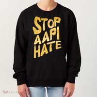 Stop AAPI Hate Painted Women's Sweatshirt thumb 0