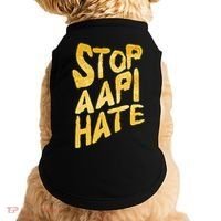 Stop AAPI Hate Painted Doggie Tank thumb 0