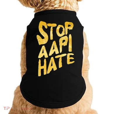 Stop AAPI Hate Painted Doggie Tank
