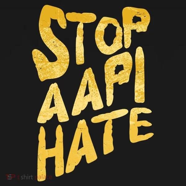 Stop AAPI Hate Painted Doggie Tank