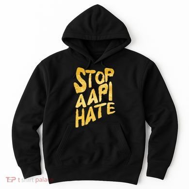 Stop AAPI Hate Painted Hoodie