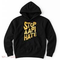 Stop AAPI Hate Painted Hoodie thumb 0