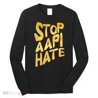 Stop AAPI Hate Painted Long Sleeve Shirt thumb 0