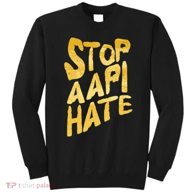 Stop AAPI Hate Painted Sweatshirt