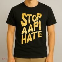 Stop AAPI Hate Painted T-Shirt thumb 3