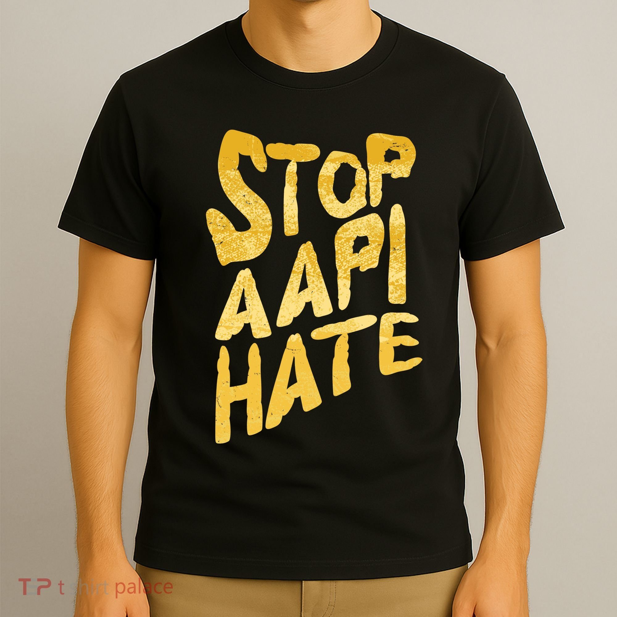 Stop AAPI Hate Painted T-Shirt