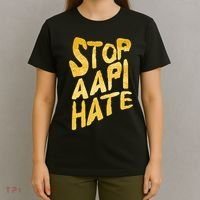 Stop AAPI Hate Painted T-Shirt thumb 4