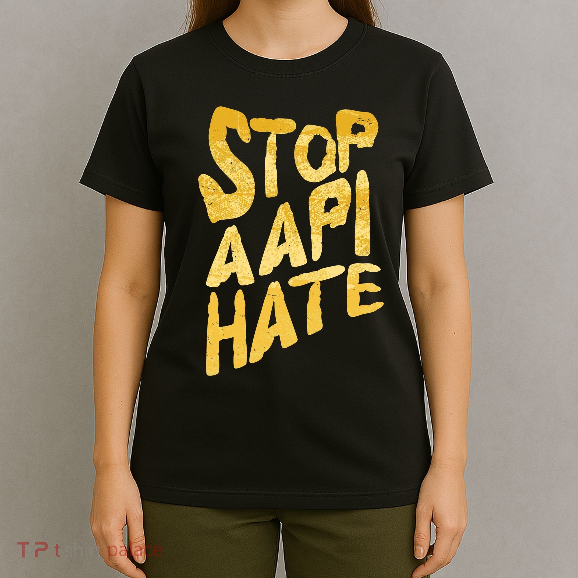 Stop AAPI Hate Painted T-Shirt