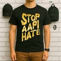 Stop AAPI Hate Painted T-Shirt thumb 6
