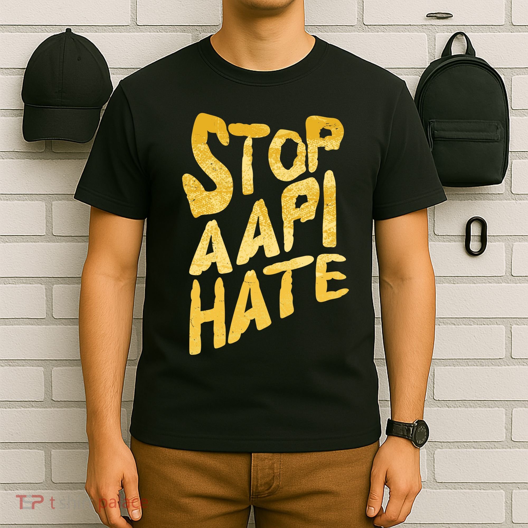 Stop AAPI Hate Painted T-Shirt