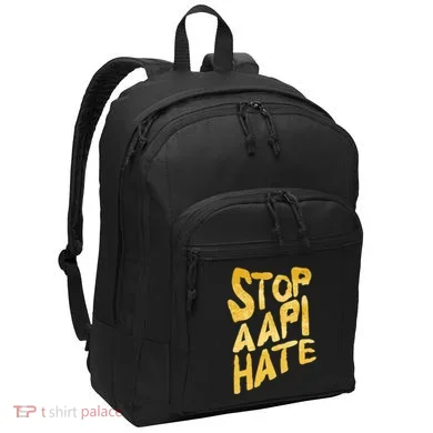 Stop AAPI Hate Painted Port Authority Basic Backpack