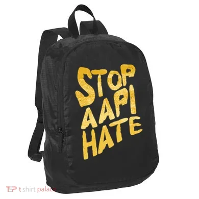 Stop AAPI Hate Painted Port Authority Crush Ripstop Backpack