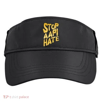 Stop AAPI Hate Painted Adult Drive Performance Visor