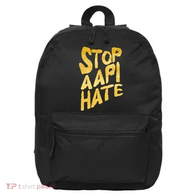 Stop AAPI Hate Painted 16 in Basic Backpack