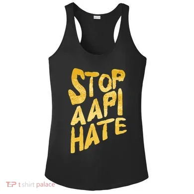 Stop AAPI Hate Painted Ladies PosiCharge Competitor Racerback Tank