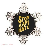 Stop AAPI Hate Painted Ornament thumb 0