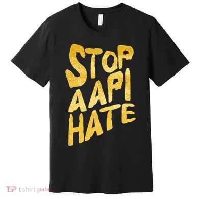 Stop AAPI Hate Painted Premium T-Shirt