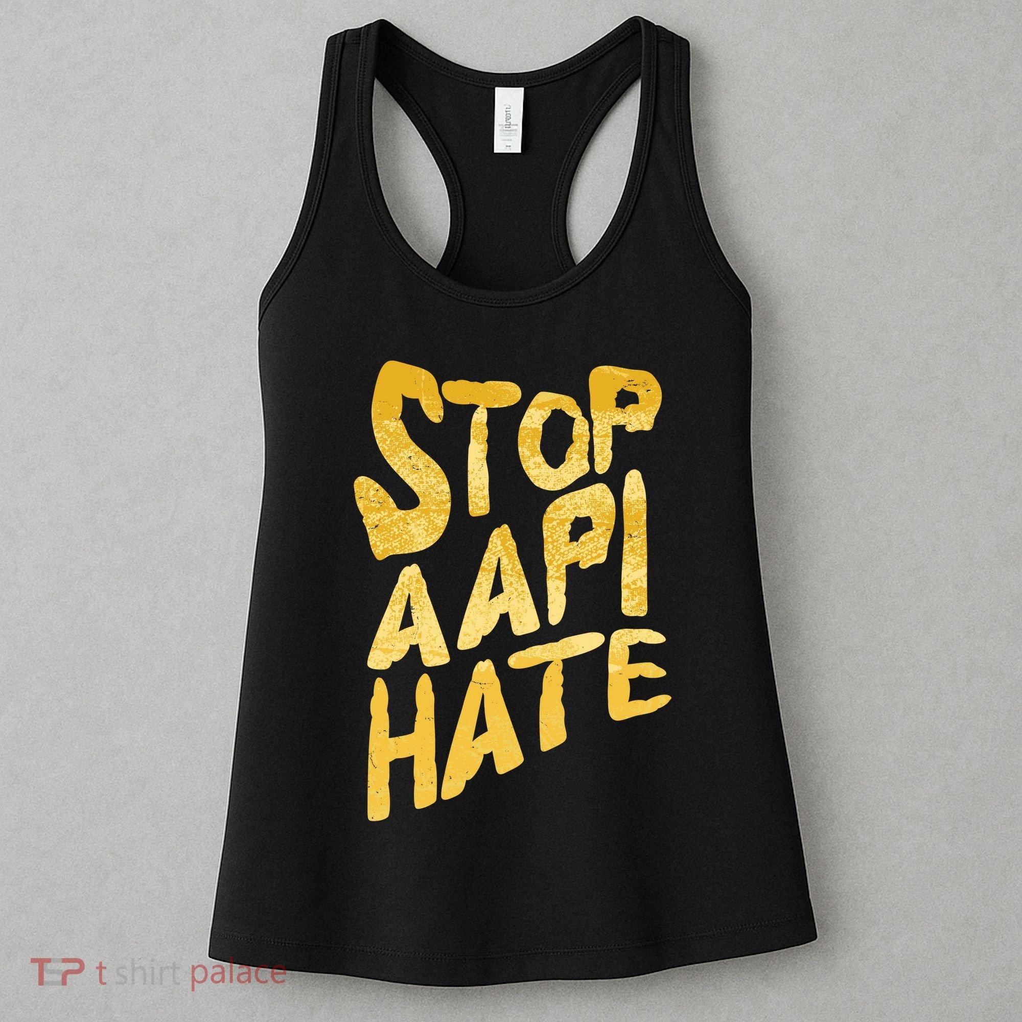 Stop AAPI Hate Painted Women's Tank Top