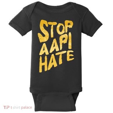 Stop AAPI Hate Painted Baby Bodysuit