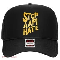 Stop AAPI Hate Painted Hat thumb 0