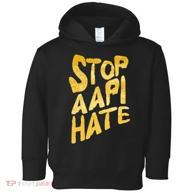 Stop AAPI Hate Painted Toddler Hoodie