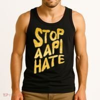 Stop AAPI Hate Painted Tank Top thumb 3