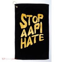 Stop AAPI Hate Painted Golf Towel thumb 0
