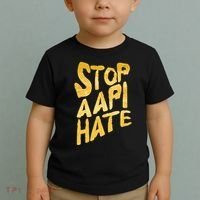 Stop AAPI Hate Painted Toddler T-Shirt thumb 2