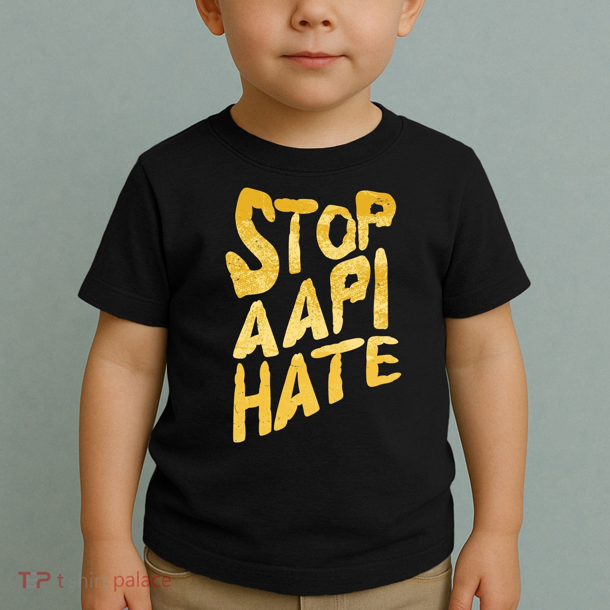 Stop AAPI Hate Painted Toddler T-Shirt