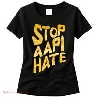 Stop AAPI Hate Painted Women's T-Shirt thumb 0