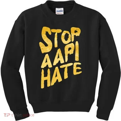 Stop AAPI Hate Painted Kids Sweatshirt