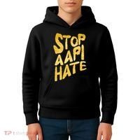 Stop AAPI Hate Painted Kids Hoodie thumb 4
