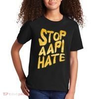 Stop AAPI Hate Painted Kids T-Shirt thumb 2