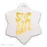 Stop AAPI Hate Painted Ceramic Ornament