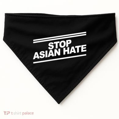 Stop Asian Hate Movement USA-Made Doggie Bandana