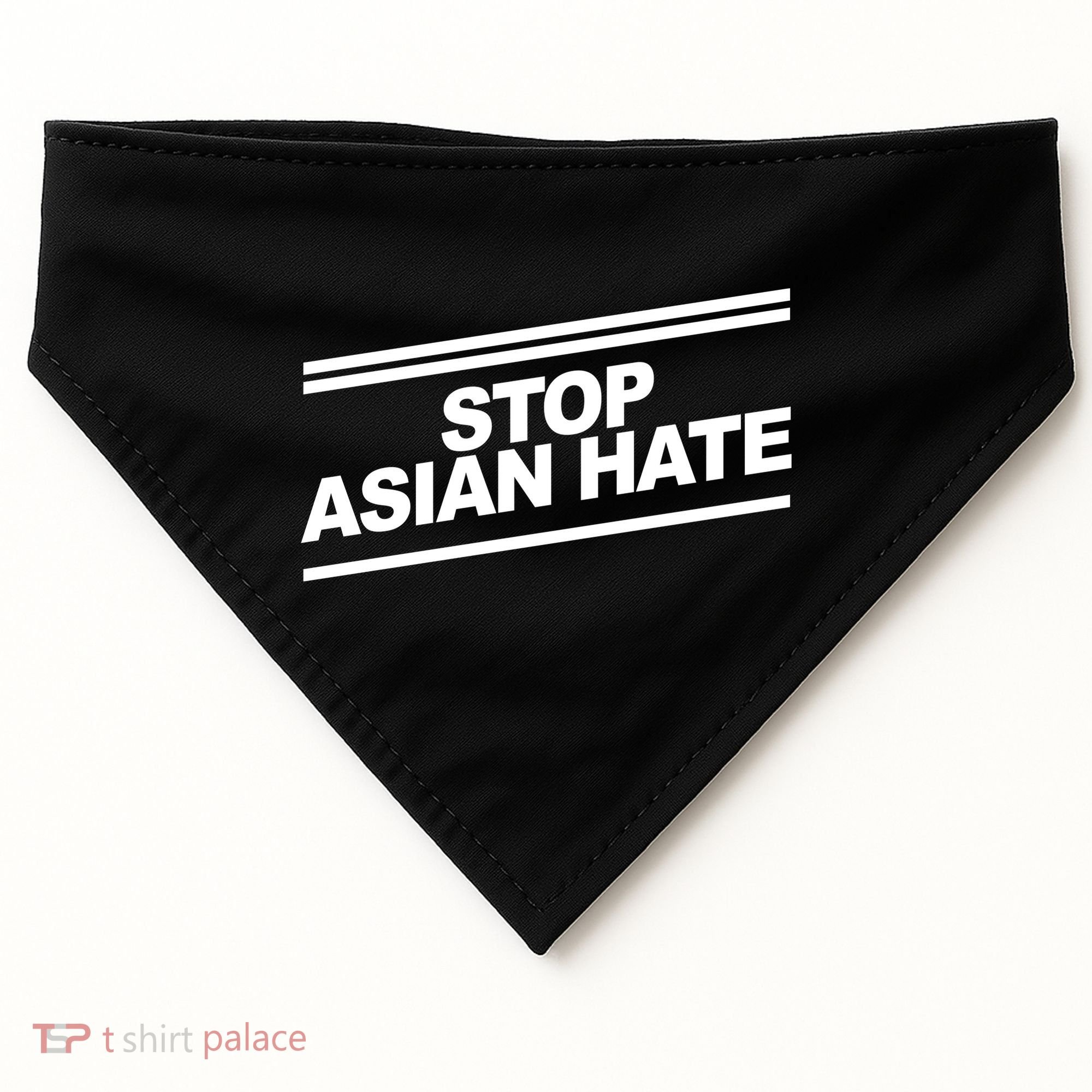 Stop Asian Hate Movement USA-Made Doggie Bandana