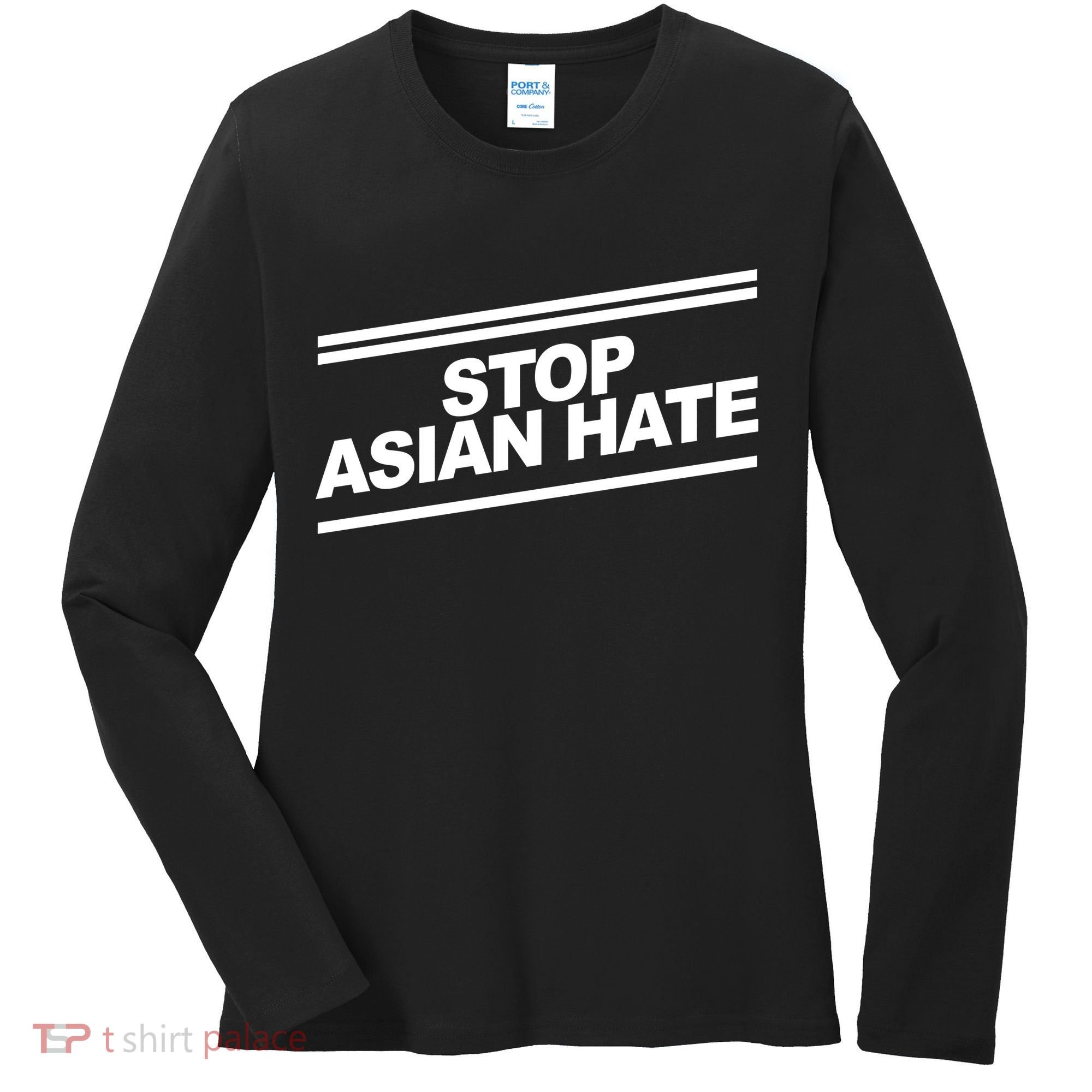 Stop Asian Hate Movement Women's Long Sleeve Shirt