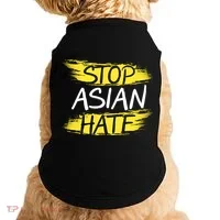 Stop Asian Hate Protest Support Doggie Tank thumb 0