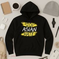 Stop Asian Hate Protest Support Hoodie thumb 3