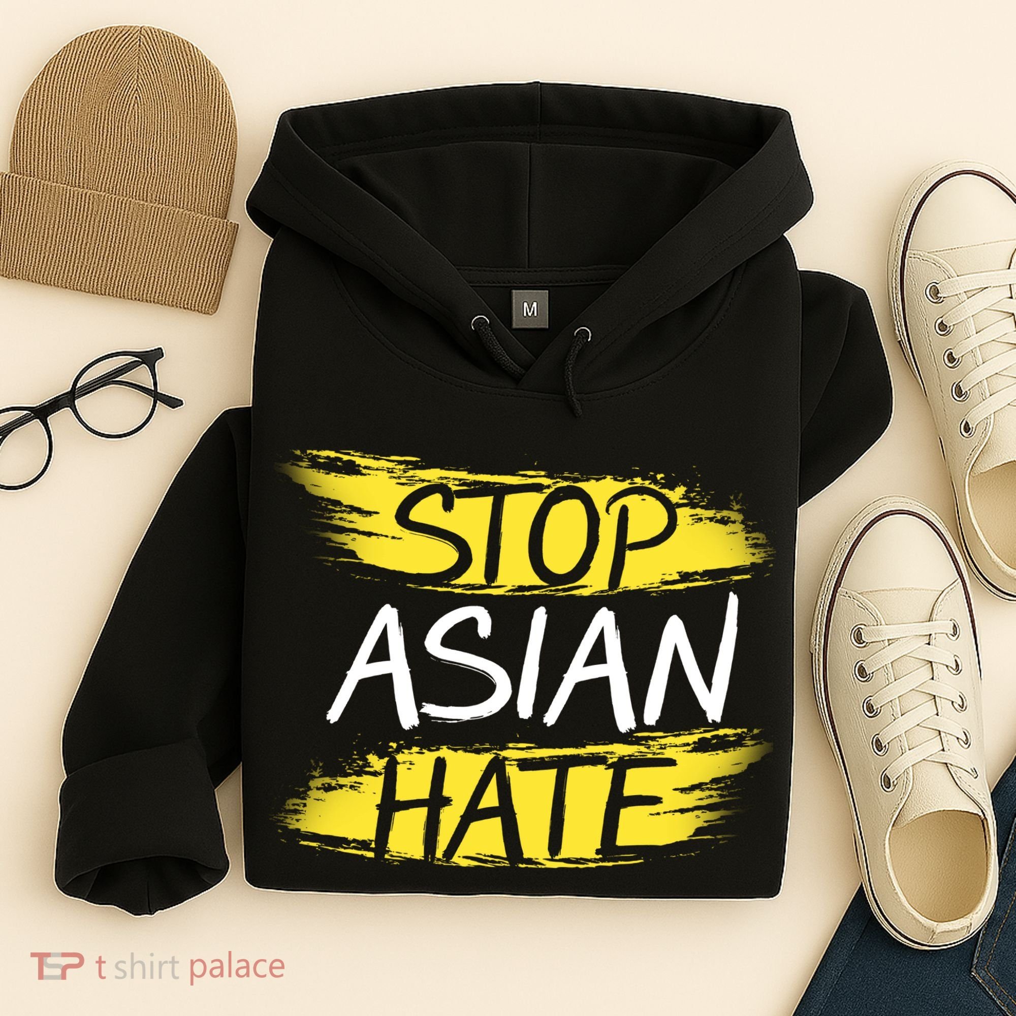 Stop Asian Hate Protest Support Hoodie