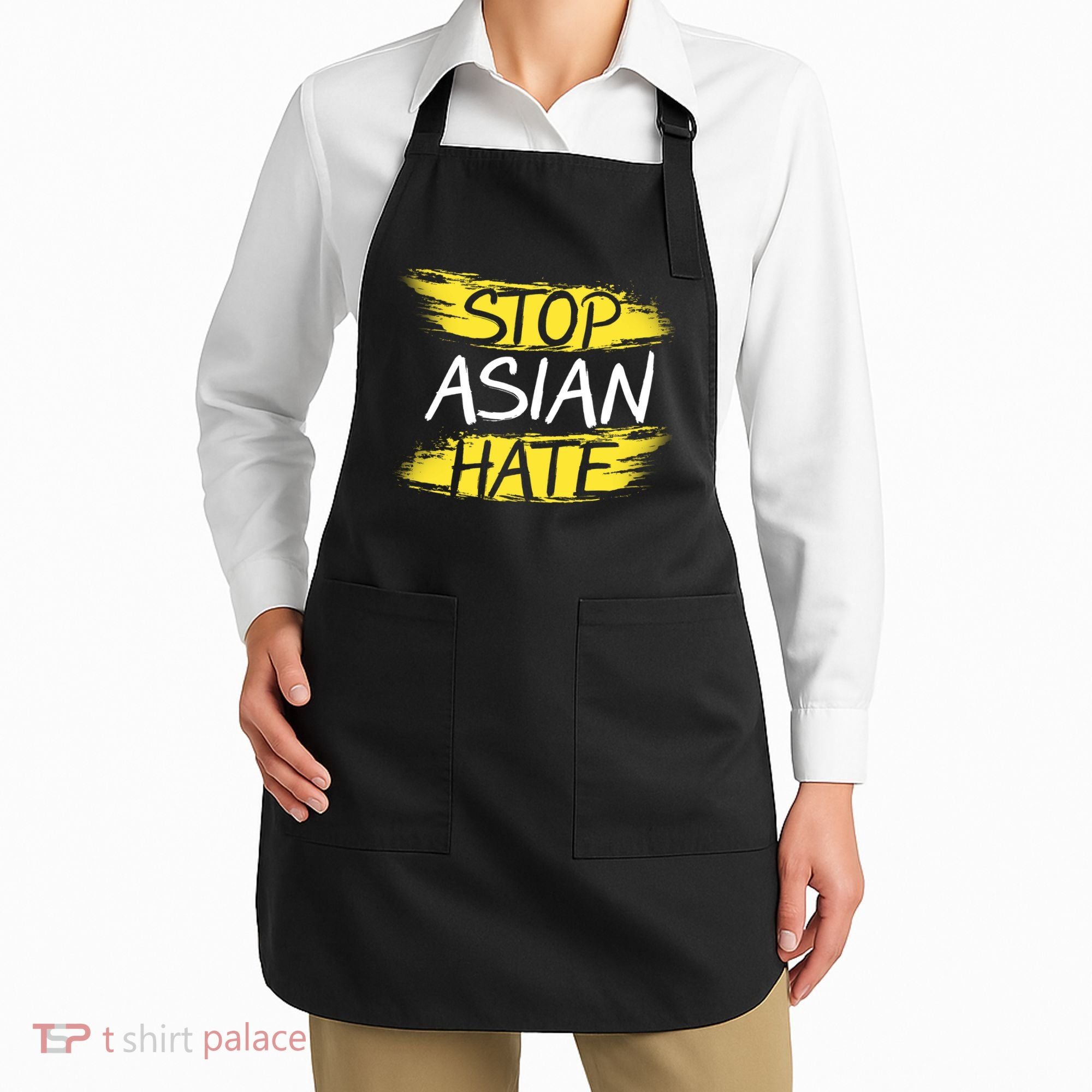 Stop Asian Hate Protest Support Apron