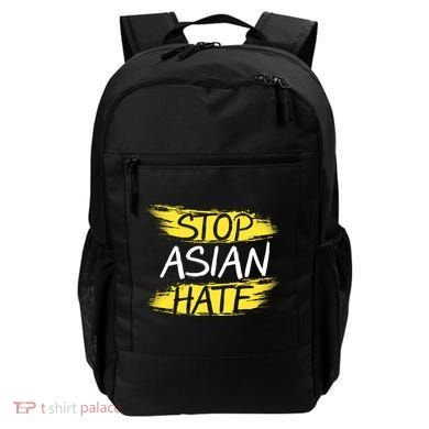 Stop Asian Hate Protest Support Backpack