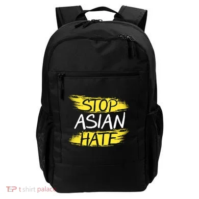 Stop Asian Hate Protest Support Backpack