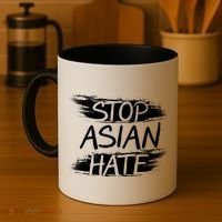 Stop Asian Hate Protest Support Coffee Mug thumb 4