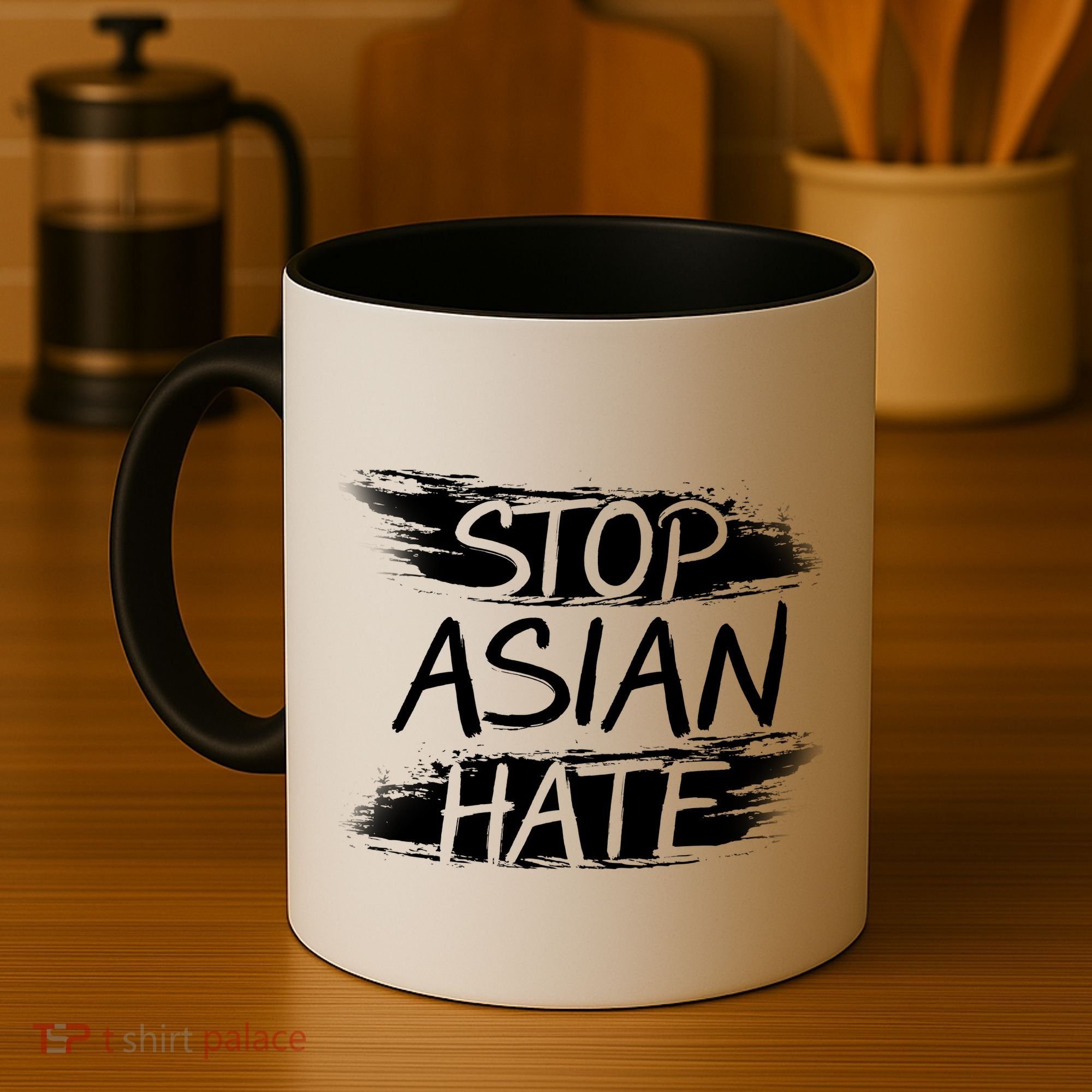 Stop Asian Hate Protest Support Coffee Mug