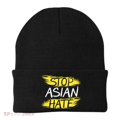 Stop Asian Hate Protest Support Beanie