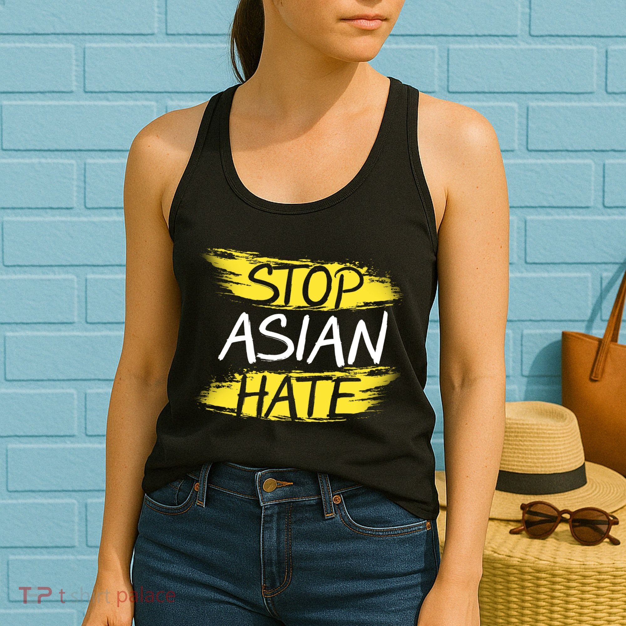 Stop Asian Hate Protest Support Women's Tank Top
