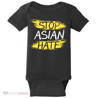 Stop Asian Hate Protest Support Baby Bodysuit